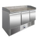 Ice-A-Cool ICE3852: Three Door Refrigerated Pizza / Sandwich Counter