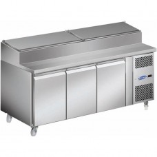 Blizzard HBC3EN: 3 Door Refrigerated Prep Counter Blizzard HBC3EN: 3 Door Refrigerated Prep Counter