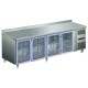 Blizzard HBC4CR: Refrigerated Glass 3 Door Gastronorm Counter Blizzard HBC4CR: Refrigerated Glass 3 Door Gastronorm Counter