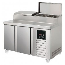 Sterling Pro SPIZ-135 2 Door Refrigerated Prep Counter Fridge