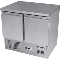 Ice-A-Cool ICE3801: 240 Litre 2 Door Refrigerated Preparation Bench in stainless steel