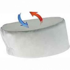 Code A703: Colour: White. Polycotton with velcro adjustment at rear.