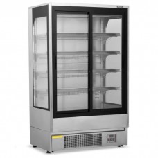 Blizzard BTD130SSFGDV2 1.3m Sliding Glass Door Multideck Fridge in Stainless Steel Finish