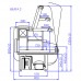 Igloo Beta 100 White: 1m White Patisserie Display Counter Igloo Beta 100 White: 1m White Patisserie Display Counter