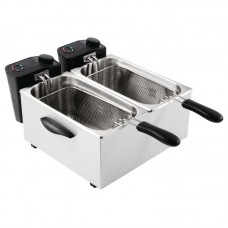Caterlite GG199: Light Duty Electric Fryer - 2 x 3.5Ltr 