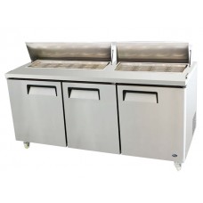 Atosa MSF8304: 3 Door Pizza Preparation Counter - SPECIAL OFFER 