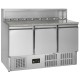 Tefcold GP93 3 Door Gastronorm Prep Counter Fridge Tefcold GP93 3 Door Gastronorm Prep Counter Fridge