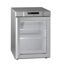Gram COMPACT KG 220 R DR G U: Slim Undercounter Glass Door Refrigerator - Stainless Steel Gram COMPACT KG 220 R DR G U: Slim Undercounter Glass Door Refrigerator - Stainless Steel