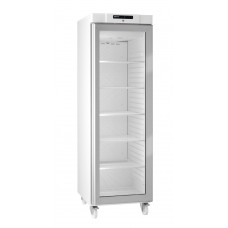 Gram COMPACT KG 420 L - C DR G U: Slim Glass Door Refrigerator - White