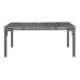 Bolero Valletta Grey Slatted Extendable Outdoor Dining Table