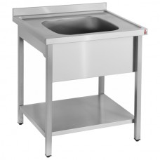 Inomak LA571C: 0.75Mtr Single Bowl Sink on Legs Inomak LA571C: 0.75Mtr Single Bowl Sink on Legs