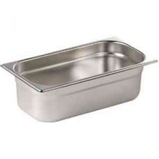 Vogue K820: Stainless Steel Gastronorm Pan - 1/4 One Quarter Size 150mm Deep Vogue K820: Stainless Steel Gastronorm Pan - 1/4 One Quarter Size 150mm Deep