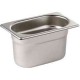 Vogue K825: 1/9 Stainless Steel Gastronorm Pan - 100mm Deep
