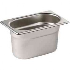 Vogue K826: 1/9 Stainless Steel Gastronorm Pan - 150mm Deep Vogue K826: 1/9 Stainless Steel Gastronorm Pan - 150mm Deep