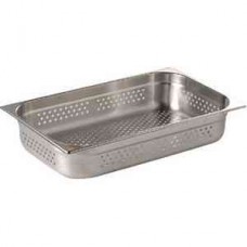 Vogue K839: 1/1 Stainless Steel Perforated Gastronorm Pan - 40mm Deep Vogue K839: 1/1 Stainless Steel Perforated Gastronorm Pan - 40mm Deep