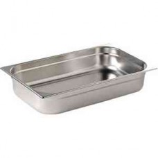 Vogue K918: 1/1 Stainless Steel Gastronorm Pan - 200mm Deep Vogue K918: 1/1 Stainless Steel Gastronorm Pan - 200mm Deep