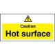 Code L848: Caution Hot Surface Sign