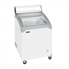 Tefcold NIC101CP: 0.64m Sliding Curved Glass Lid Chest Freezer - 130Ltr Tefcold NIC101CP: 0.64m Sliding Curved Glass Lid Chest Freezer - 130Ltr