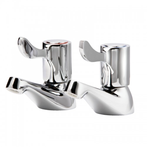 Vogue CC344 Lever Basin Taps (Pair)