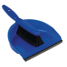 Jantex CC932: Soft Dustpan & Brush Set - Blue