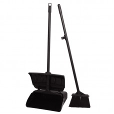 Jantex CD059: Lobby Dustpan & Broom - Black