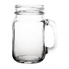 Olympia CE678: Handled Jam Jar Glasses (Pack of 12) Olympia CE678: Handled Jam Jar Glasses (Pack of 12)