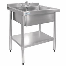 Vogue GJ537: Stainless Steel Midi Sink (Taps are sold separately. Product code for the taps : Y770) Vogue GJ537: Stainless Steel Midi Sink (Taps are sold separately. Product code for the taps : Y770)