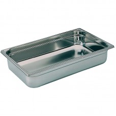 Bourgeat K048: 1/1 Stainless Steel Gastronorm Pan - 100mm Deep