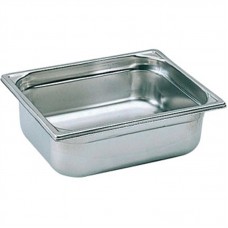 Bourgeat K054: 2/3 Stainless Steel Gastronorm Pan - 100mm Deep