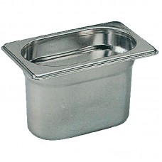 Bourgeat K077: 1/9 Stainless Steel Gastronorm Pan - 100mm Deep Bourgeat K077: 1/9 Stainless Steel Gastronorm Pan - 100mm Deep