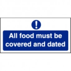 Code W193: Food Covered and Dated Sign