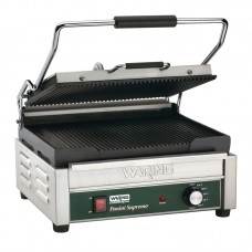 Waring WPG250K CF231: Double Panini Grill - Ribbed Plates
