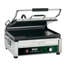 Waring GH482: Single Panini Grill 440mm - Smooth Plates