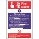 Code CC926: Fire Alarm / Fire Action Sign Code CC926: Fire Alarm / Fire Action Sign