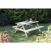 Rowlinson CG095: 6 Seater Wooden Picnic Bench 5ft