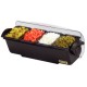 San Jamar DM112: Dome Condiment Dispenser 4 Tray 