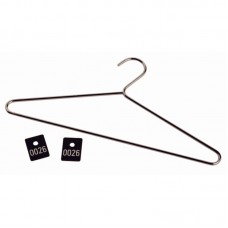 DP918 Chrome Plated Steel Hangers with Tags DP918 Chrome Plated Steel Hangers with Tags