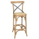 Bolero GG657: Wooden Barstool with Backrest Bolero GG657: Wooden Barstool with Backrest
