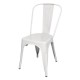 Bolero GL332: Bistro Side Chairs Steel White (Pack of 4)