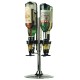 Beaumont K476: Rotary 4 Bottle Stand for 70cl / 1 Litre Bottles 
