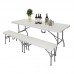Bolero L001: Centre Folding Utility Table White 6ft (1.8m)