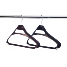 U599 Black Polypropylene Hangers (Pack of 100) U599 Black Polypropylene Hangers (Pack of 100)