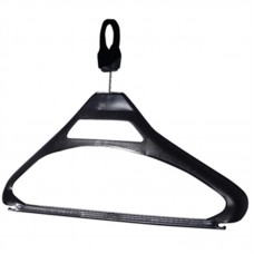 W125 Black Polypropylene Security Hangers (Pack of 100) W125 Black Polypropylene Security Hangers (Pack of 100)