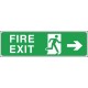 Code W302: Fire Exit Arrow Right Sign Code W302: Fire Exit Arrow Right Sign