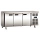 Polar G600: 3 Door Steel Freezer Food Preparation Counter Freezer with side mounted condenser