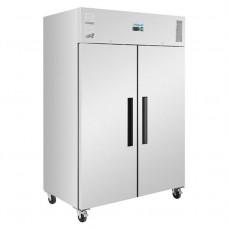 Polar PG594 Double Solid Door Forced Air Upright Fridge - 1200L