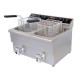 Blizzard BF8+8: 2 x 8Ltr Twin Tank Electric Fryer with Tap