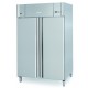 Infrico AGB1402MIX: Stainless Steel Dual Temperature Fridge-Freezer with LED Lighting - 600Ltr+600Ltr