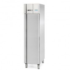 Infrico AGN301: Ultra Slimline Stainless Steel Gastronorm Fridge with LED Lighting - 325Ltr