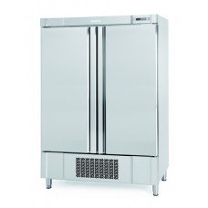Infrico AN1002TF: Stainless Steel Under Mounted Double Door Fridge with LED Lighting - 1110Ltr